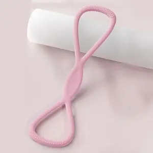Figure 8 Resistance Bands for Women & Men – 15LB Silicone Pull Rope for Shoulder, Back & Arm Workout – Non-Slip Handles, Home Gym, Yoga & Physical Therapy – Toning, Posture Correction
