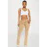 Highly Motivated Stretch Bootcut Jeans - Tan