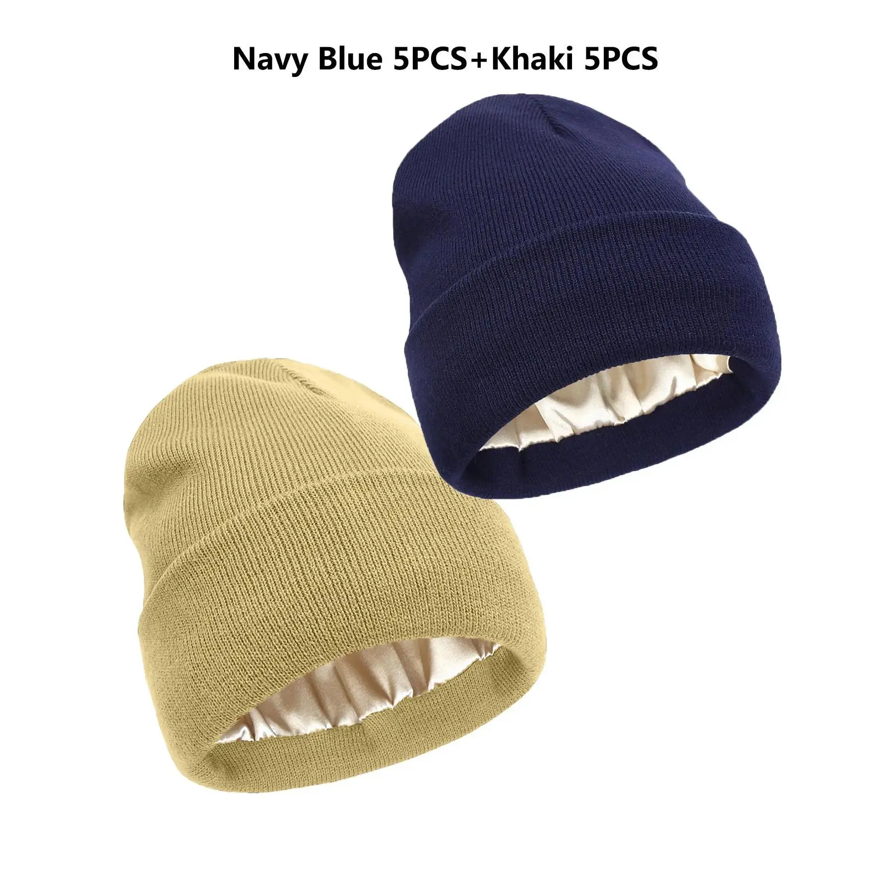 Navy Blue*5 pcs+Khaki*5 pcs