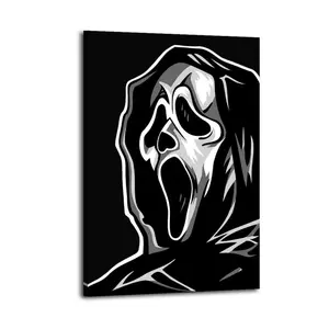 Ghostface Canvas Aesthetic For The Bedroom Wall Sitting Room Dormitory Wall Office Wall Poster Decorative Painting Canvas Wall