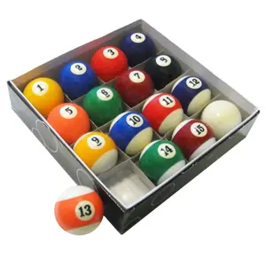 Pool Table Regulation Billiard Ball Set, Multicolor