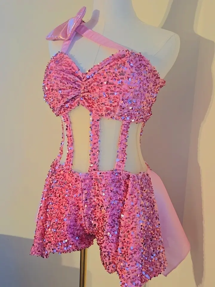 Romper Quinceañera para baile sorpresa color rosa pastel Size XS Romper Quinceañera para baile sorpresa color rosa pastel Size XS
