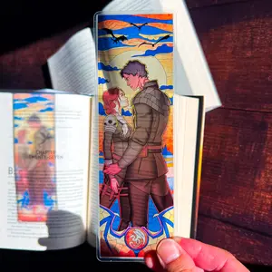 Xaden Violet Fourth Wing Stained Glass Bookmarks (Transparent Bookmark, Stained Glass Art, Book Lover, Fantasy Book Reader Gift)