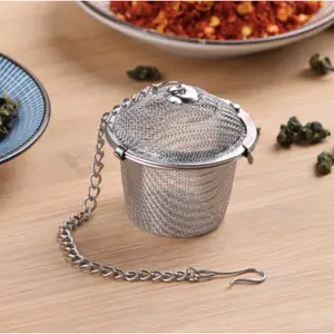 Stainless Steel Tea Infuser Ball - 4.5x4mm, 100% Brand New - Strainer Thin