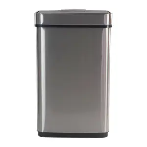 Hanover 60-L / 16-Gal Stainless Steel Trash Canw/ Sensor Lid