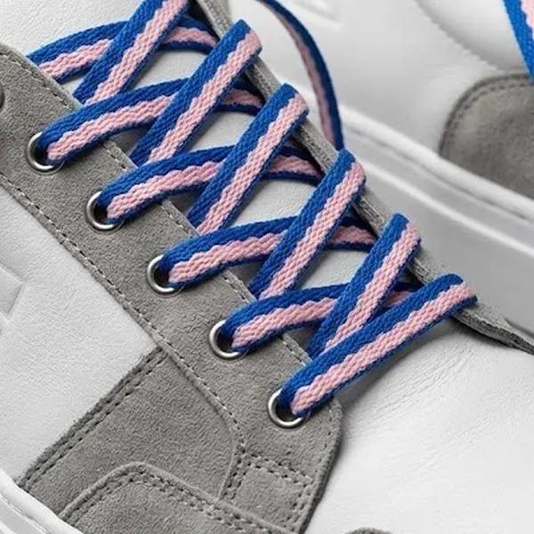 Two Toned Flat Shoelaces