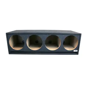 12 in Four Hole Vented Subwoofer Enclosure Precision CNC-Cut, Premium MDF Construction. Proudly USA Made.