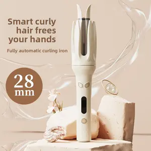 New Cross-Border Automatic Curling Iron, Hair-Friendly Lazy Electric Curler, 28mm Big Wave Curling Magic Tool,clamp curl,hair tool queen