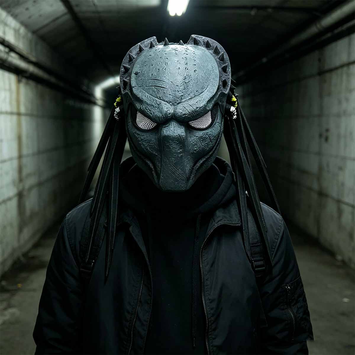 alien v Predator alien latex mask set, 3 unique AVP movie reproductions, realistic and fierce details, suitable for science fiction horror enthusiasts and cosplayers, Halloween haunted house movie theme party props for role-playing alien v Predator alien latex mask set, 3 unique AVP movie reproductions, realistic and fierce details, suitable for science fiction horror enthusiasts and cosplayers, Halloween haunted house movie theme party props for role-playing