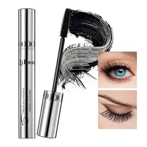 Silver Tube Long-Lasting Waterproof Volume Mascara, Volumizing & Curling Lashes, Smudge-Proof, Easy to Remove, Enhances Eye Definition