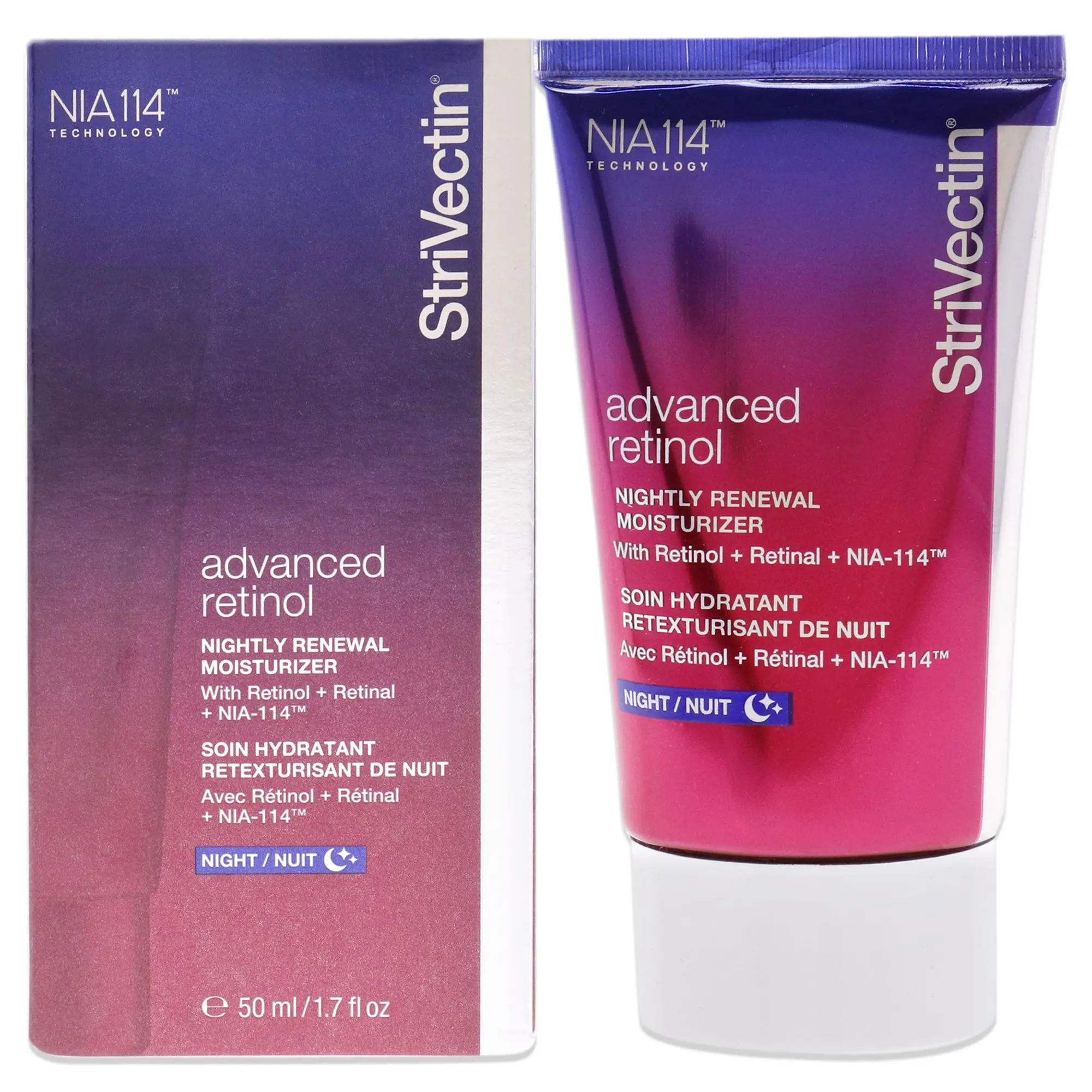 Advanced Retinol Nightly Renewal Moisturizer by Strivectin for Women - 1.7 oz Moisturizer