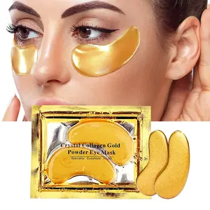 10/30/50-piece unisex gold moisturizing eye patches, lifting, nourishing, Moisture, and hydrating the eye area, cosmetic accessory, rich in collagen and hyaluronic acid, alcohol-free, suitable for all skin types, making the eye area visibly firmer