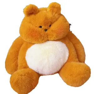 Nose-Snot-Bear Xin'an Little Bear Dun-dun B-Bear Hand Warmer Plush Toy Doll Pillow Stuffed Animal Birthday Gift