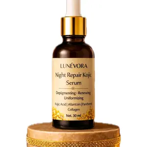 LunéVora Night Repair Kojic Serum Brightening Renewing Depigmenting Uniformalizing 30ml