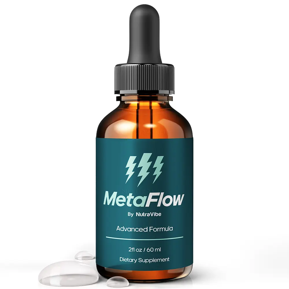 MetaFlow Drops - Meta Flow Advanced Natural Dietary Supplement with 121mg Proprietary Blend for Health & Wellness