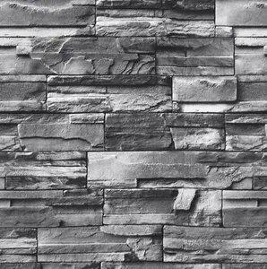Brick Stone Wallpaper Peel and Stick Wallpaper Faux Stone Wallpaper 17.3"x118.1" Brick Wallpaper Self Adhesive Removable Wallpaper for Bedroom Living Room Wall Decor