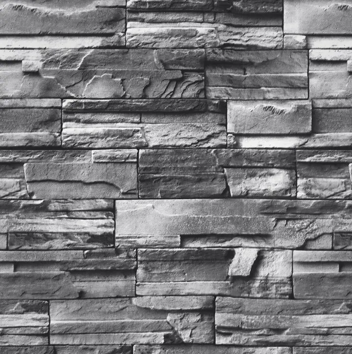 Brick Stone Wallpaper Peel and Stick Wallpaper Faux Stone Wallpaper 17.3"x118.1" Brick Wallpaper Self Adhesive Removable Wallpaper for Bedroom Living Room Wall Decor