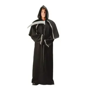 Men's Medieval Black Monk Costume