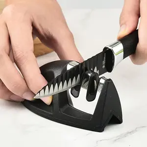 Durable Tungsten Steel Mini Knife Sharpener - Lightweight, V-Edge Grinding Tool for Outdoor Use