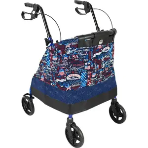 Patriotic Words rolling walker wrap *Shipping included