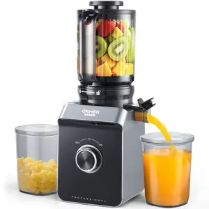 Cold Press Juicer, ORMEO HOME 2311 Juicer Machines with 4.35"Large Feed Chute Fit Whole Vegetables & Fruits, Masticating Juicer with Pulp Seperation, 99.6% Juice Purity, Quiet Motor, Easy to Clean,BPA Free