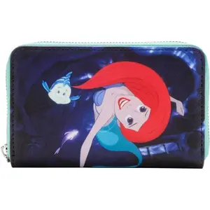 Loungefly Disney The Little Mermaid Princess Scenes Series Zip-Around Wallet