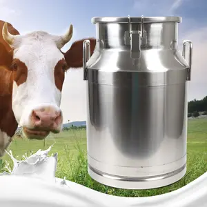 30 liter 201 stainless steel milk can with silicone seal, good sealing, durable, easy to clean, suitable for domestic and commercial use