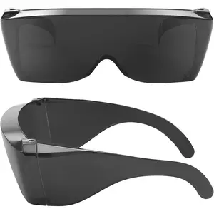 Cover-Ups Black Fit Over Sunglasses - Wrap Around Sunglasses - People Who Wear Prescription Glasses in the Sun