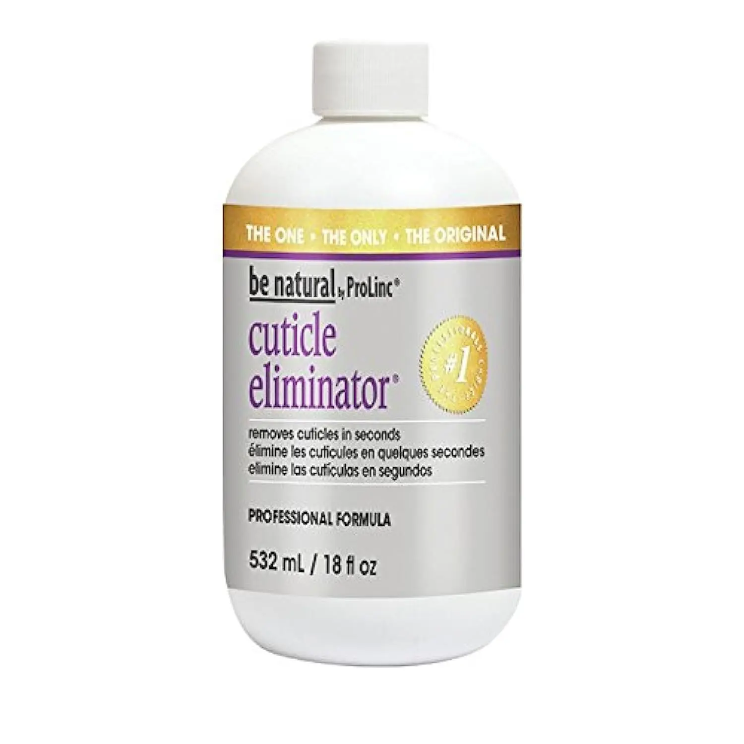 ProLinc Cuticle Eliminator - 18 oz Gentle Water-Based Nail Care Treatment for Professional Manicures, Use As Needed, Cuticle Remover