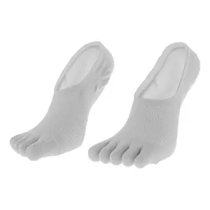 Cheibear Breathable Soft Five Toe Socks 1 Pair