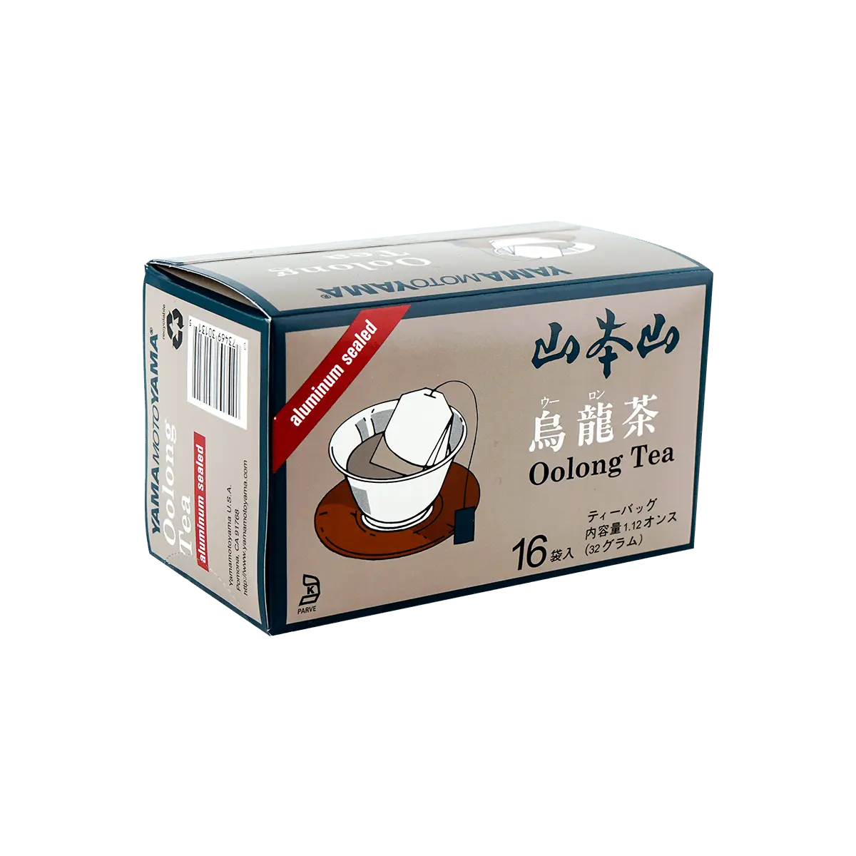 YAMAMOTOYAMA Japanese Oolong Tea Bags - 16 Count (32g) - Premium Loose Leaf Tea for Brewing - Authentic Japanese Tea Experience