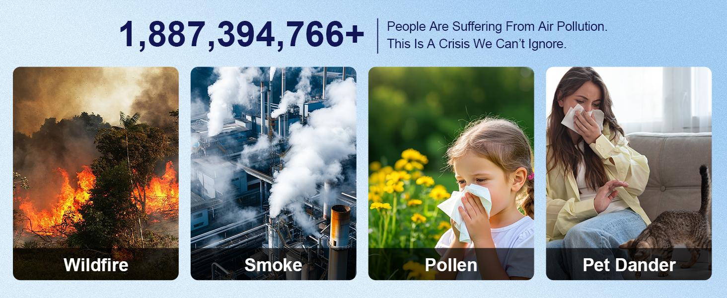 ToLife NEW TZ-K2 Air Purifier for Large Rooms (up to 1095 Ft²). PM 2.5 Display, Auto Mode, Timer, HEPA Filter—removes smoke, pollen, and pet dander! ToLife NEW TZ-K2 Air Purifier for Large Rooms (up to 1095 Ft²). PM 2.5 Display, Auto Mode, Timer, HEPA Filter—removes smoke, pollen, and pet dander!