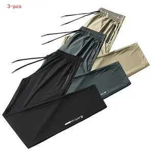 2026 New Men’s Lightweight Stretch Sports Pants, Moisture-Wicking Sweatpants for Fitness and Running, Stylish Versatile Activewear Suitable for Daily Wear and Workouts, Solid Color Minimalist Design