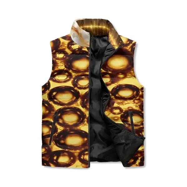 Bubblicious puffer jacket from UltraMega Collection Man Tops Menswear Sleeveless Casual
