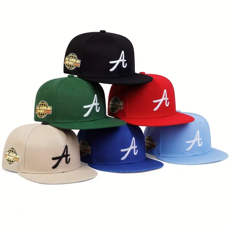 1pc Men's Letter A Baseball Cap Outdoor Adjustable Casual Cap, Spring/Autumn/Spring Summer Style Hip Hop Hat Christmas Gift