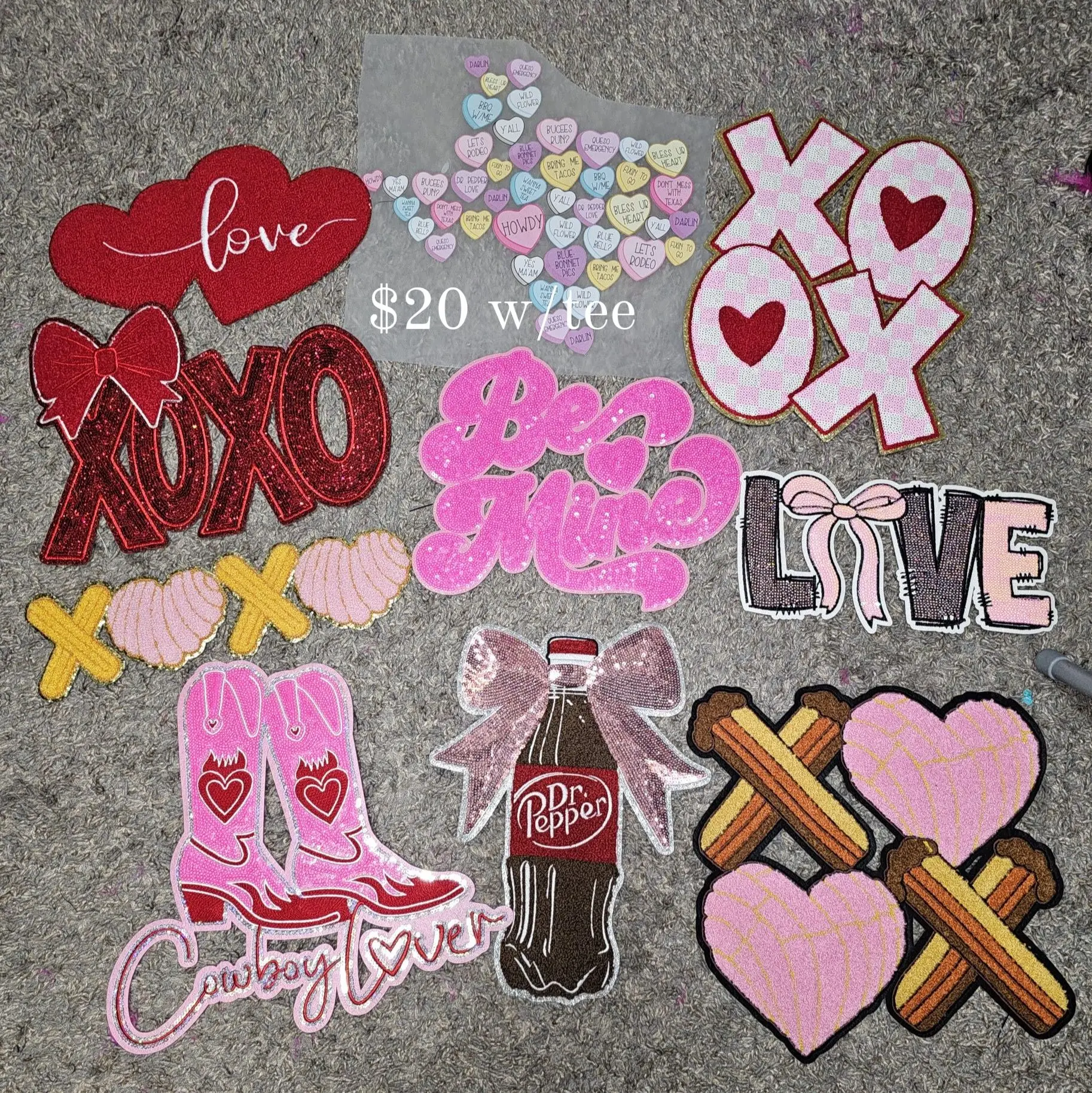 Valentines Patches