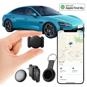 GPS Tracker for Vehicles Kids Pets Mini Magnetic GPS Tracker with Full Global Coverage No Subscription No Monthly Fee No SLM Card Required Portable Water Proof Wireless Electronic Gadgets Compatible with Apple iPhones Only