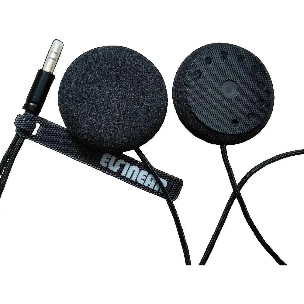 Acoustix Elite Helmet Speakers, Black, 45mm Dynamic Drivers, HiFi Crystal Copper Wire, 3.5mm AUX Compatible with Most Communicators (ACOUSTIX Elite 45MM) Audio Bluetooth