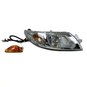 International 4300 Headlight with Directional Light in Chrome Housing for 2002-2018 Models High Performance