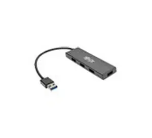 Tripp Lite 4-Port Ultra-Slim Portable USB 3.0 Super Speed Hub with Built-In Cable