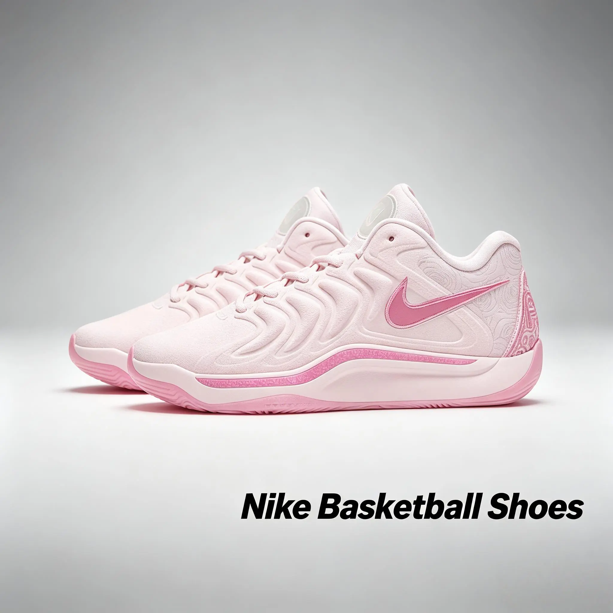 Nike KD 17 "Aunt Pearl" FZ1518 600 Basketball Shoes in Pink and White - Stylish Design for Court Performance