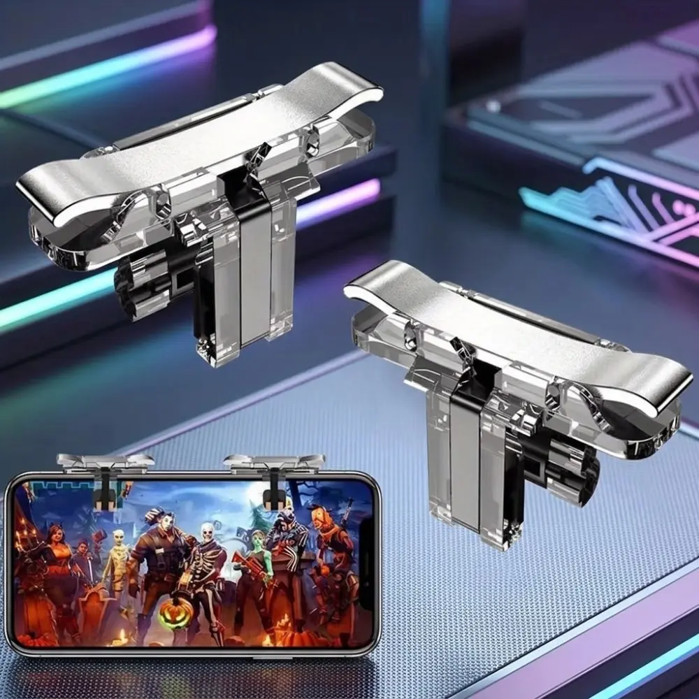 High-Sensitivity Shooting Game Trigger for Mobile Gaming - Enhanced Aim & Rapid Fire Controller, Ergonomic Design, Easy Plug & Play Installation, Boost Reaction Speed & Gameplay Experience