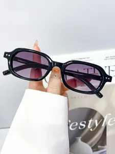 Fashion Vintage Rectangular Glasses, High-Quality Rhinestone Decor, Simple Versatile Daily Casual Wear, Unisex Eyewear Accessories