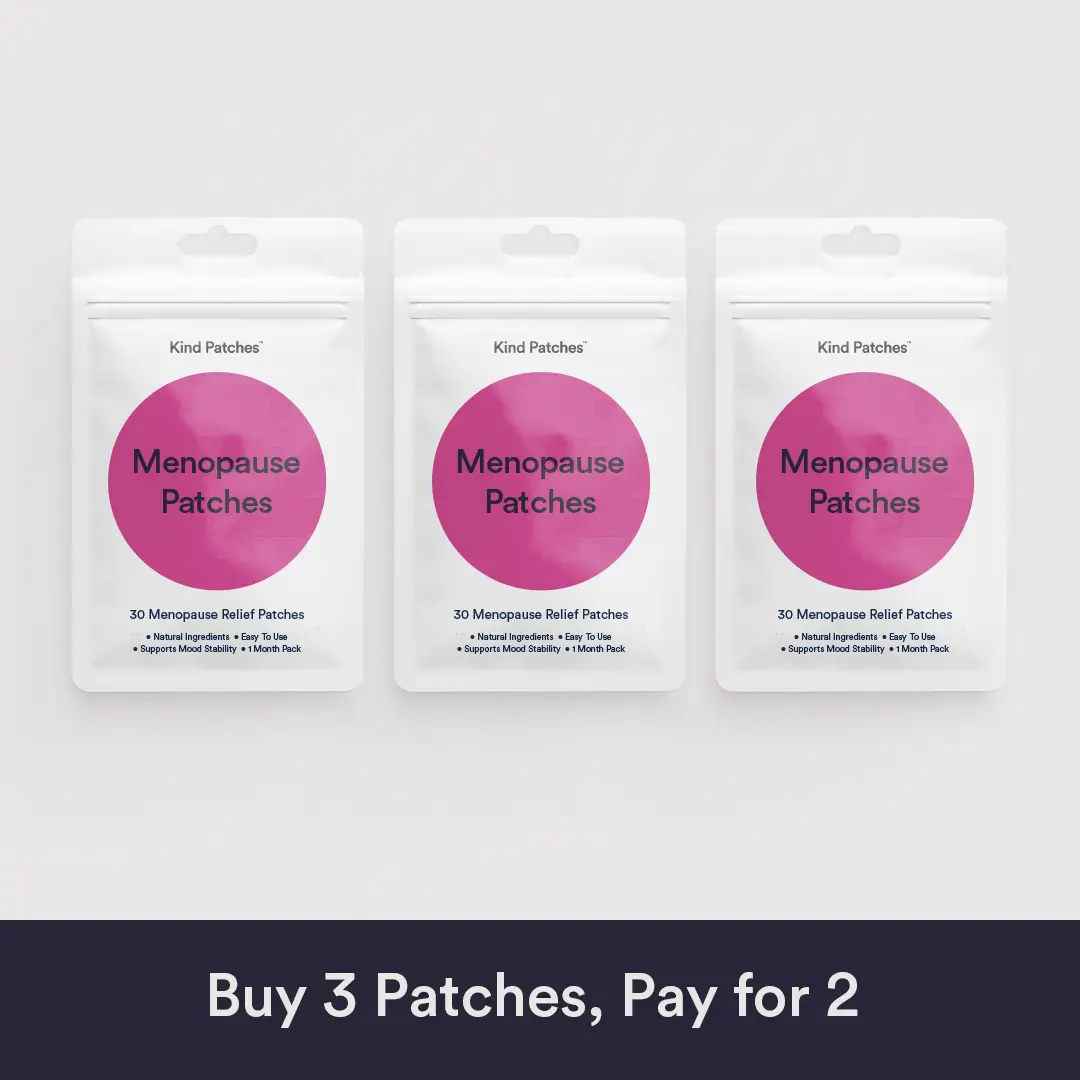 3 Packs of Kind Patches Menopause Patches, Natural Ingredients, Easy To Use, Sup...