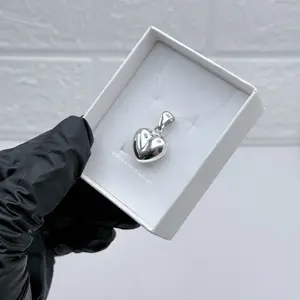 MINARA 950 Silver Heart Lidia Pendant 1 Inch Charm