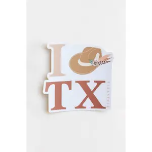 I "Hat" TX Sticker