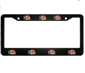 ladybug love your bug cute ladybug insect bug insect lover License Plate Frame