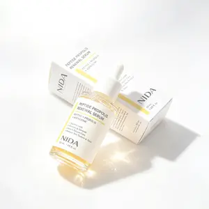 NIDA Peptide Propolis Renewal Serum - Peptide Complex, Propolis Extract, Adenosine | Youthful Look, Wrinkles, Fine Lines, Pore & Sebum Care | 1.69 fl.oz