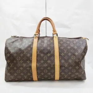 Pre-owned Louis Vuitton other Travel Bag LV Boston Bag Keepall 50 Brown Monogram 12020194666/073562