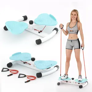 Multifuction Waist Twist Machine,Homhut Waist Twister Can Stand with Feet Apart Double Non-slip No Noise,Daily Home Use Exercise Equipment,Portable Abdominal Roller Workout
